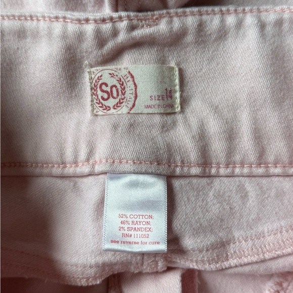 Girl’s Pink SO Shorts - Picture 7 of 7